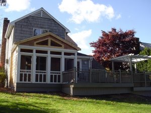 Back of House with Deck